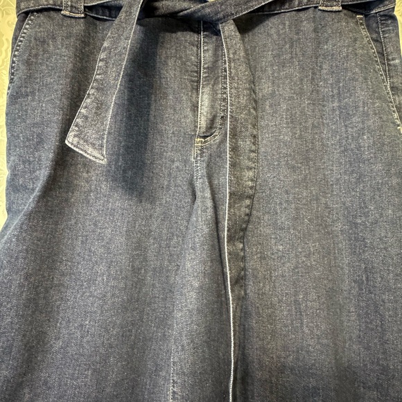 NWT J Crew Paperbag Waist Wide-Leg Jeans - Picture 2 of 7